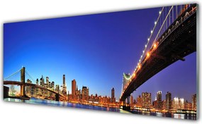 Dekor Szklany do Kuchni Stalowa Konstrukcja Metropolii