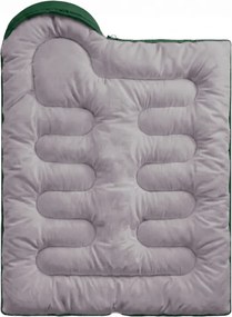 Śpiwór 2w1 SNOORA 210x75 cm, zielony