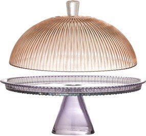 Szklany półmisek z kloszem Tayo – Bloomingville