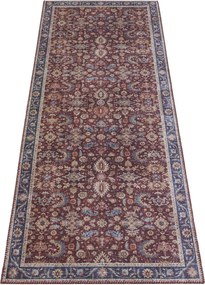 Dywan klasyczny orientalny Asmar bordowy 80 cm x 200 cm