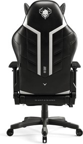 Fotel gamingowy Diablo X-Ray 2.0 Small Size, czarno-biały