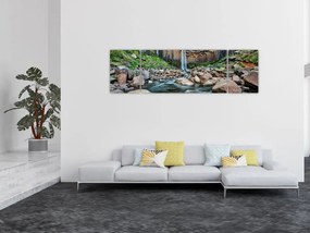Obraz - Wodospad Svartifoss, Islandia (170x50 cm)