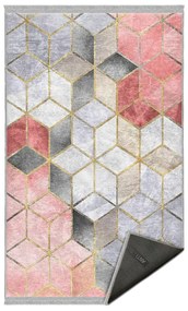 Szaro-różowy dywan odpowiedni do prania 160x230 cm – Mila Home