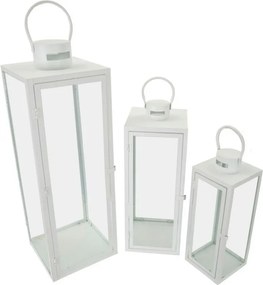 Metalowy lampion 3 szt. (wysokość 66 cm) – Mauro Ferretti