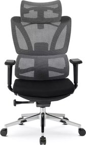 Ergonomiczny fotel biurkowy Trus z regulowanym zagłówkiem i wysuwanym podnóżkiem – idealne połączenie komfortu i funkcjonalności