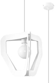 Lampa wisząca TRES biała SOLLUX  LIGHTING