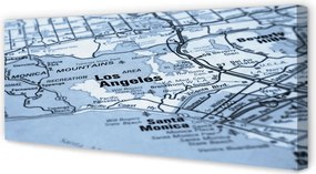 Obraz drukowany na płótnie Plan Miasta