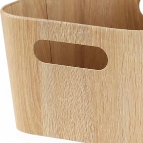 Kitchisimo Zestaw 2 koszyków do przechowywania 31 × 23 × 16 cm, naturalny, L