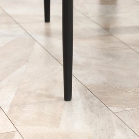 HOMCOM 5-częściowy Zestaw Jadalny Zestaw Stołowy Stół z 4 Krzesłami, nowoczesny design, stół z blatem z hartowanego szkła, Czarny