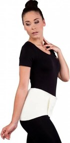 Elastyczny pas nerkowy wykonany z wełny owczej z zapięciem na rzep, L, 90 cm