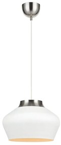 Biała lampa wisząca Markslöjd Kom