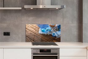 Szkło do Kuchni na Ścianę Malowane Jajka i Bazie