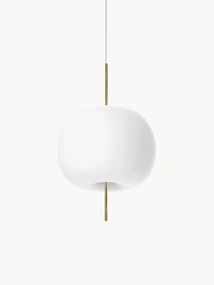 Lampa wisząca ze szkła dmuchanego Kushi