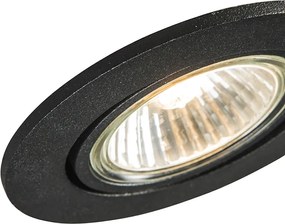 Inteligentny reflektor wpuszczany czarny regulowany z Wifi GU10 - Cisco