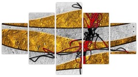Abstrakcyjny obraz (125x70 cm)