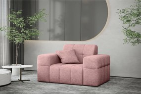 Fotel NIMES, tkanina Perfect Harmony, Różowy