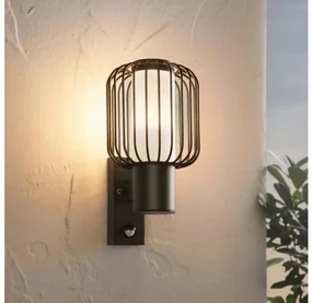 Eglo 98722 - Kinkiet zewnętrzny z czujnikiem RAVELLO 1xE27/28W/230V IP44