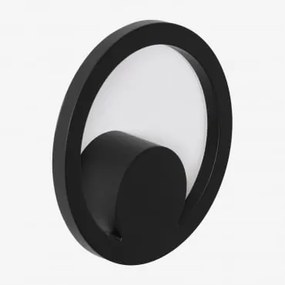 Led Kinkiet Zewnętrzny Z Aluminium Quiven Czarna - Sklum