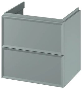 Cersanit S1021-003 - Szafka wisząca łazienkowa pod umywalkę MILLE 60x45 cm miętowa