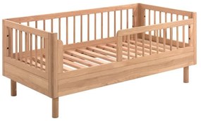 Łóżeczko z litego drewna dębowego 70x140 cm Forrest – Vipack