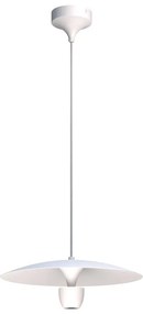 Biała lampa wisząca SULION Poppins, wys. 150 cm
