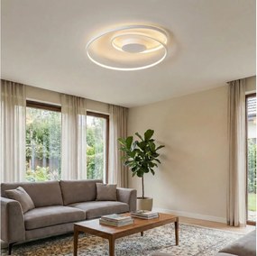 Ideal Lux - ściemnialna oprawa sufitowa LED OZ LED/48W/230V śr. 60 cm CRI 90 biała