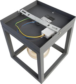 Inteligentna lampa sufitowa w stylu industrialnym ciemnoszara w komplecie z WiFi G95 - Cage