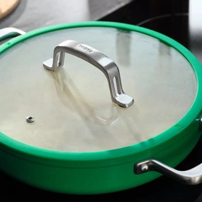 Patelnia z pokrywką/z powłoką ceramiczną ø 28 cm tegame Meda 3.0 – FABINI