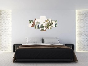Obraz - Mieszkańcy Afryki (125x70 cm)