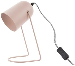 Różowa lampa stołowa Leitmotiv Enchant, wys. 30 cm