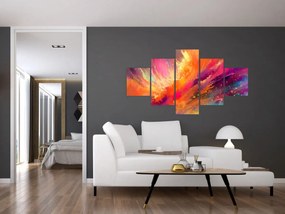 Obraz - Dynamiczna abstrakcja (125x70 cm)