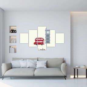 Obraz - Miasta Europy N⁰3 (125x70 cm)