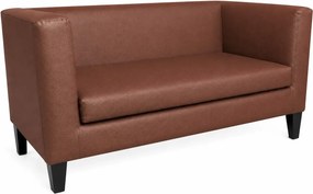 Sofa Monaco : Kolor nogi - Venge, Kolor tkaniny - EKO-SKÓRA - 3D, Typ tkaniny - Eko-skóra , Wysokość nogi - 15 cm