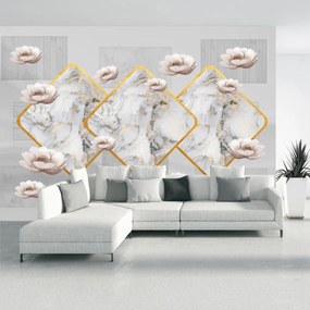 Fototapeta - Kolaż materiałów 3 (196x136 cm)