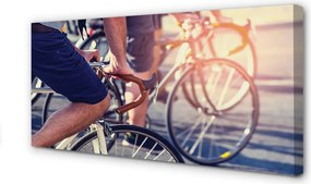 Obraz canvas na ścianę Wspólna Wyprawa Rowerowa