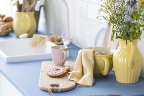 Żółta ceramiczna misa na ciasto MYNTE LEMONADE