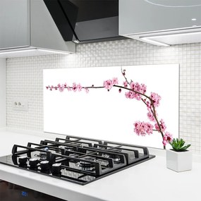 Szkło Ozdobne do Kuchni Wyrafinowany Motyw Roślinny