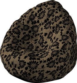 Pokrowiec na worek do siedzenia kolor beżowy tkanina strukturalna, wzorzysta