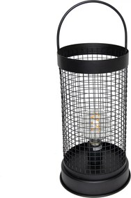 Nowoczesna lampa stołowa szara 52 cm - Horario