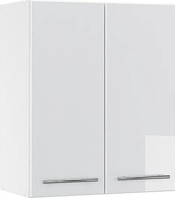 Szafka ścienna biały wysoki połysk 60x34.1x72 fame-line