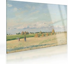 Obraz na szkle - Camille Pissarro, Landscape, Ile de France, reprodukcje (70x50 cm)