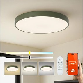 Brilagi-LED ściemnialna oprawa basenowa POOL SMART LED/100W/230V 80 cm Wi‑Fi Tuya + pilot, zielona