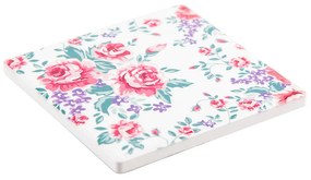 Altom Podstawka porcelanowa Floral,10 x 10 cm, komplet 4 szt.