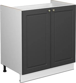 Szafka pod umywalkę antracytowo-złoty 80x51.6x82 fame-line