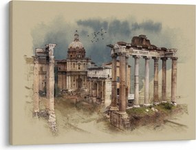 Obraz - Forum Romanum, Rzym, Włochy (70x50 cm)