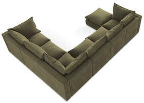 Narożnik (prawostronny/w kształcie litery U) w kolorze khaki Manao – Makamii