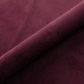 (Wyprzedaż) Nowoczesna Pufa Tapicerowana Okrągła Chesterfield Pixi 40 cm, tkanina Magic Velvet 2202 oberżyna