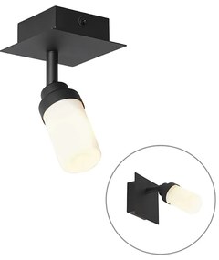 Nowoczesny reflektor łazienkowy czarny IP44 - Japie