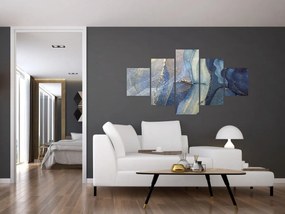 Obraz - Abstrakcja z użyciem tuszu alkoholowego (125x70 cm)