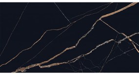 Mexen Fossil Black próbka gresu szkliwionego rekt. G1, płytka podłogowo-ścienna, wysoki połysk - TL213-00-S